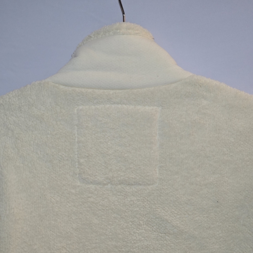 NFL Team Merch NE Pats New England Patriots Faux Sherpa 1/4 Zip Popover, sz S - Picture 6 of 9